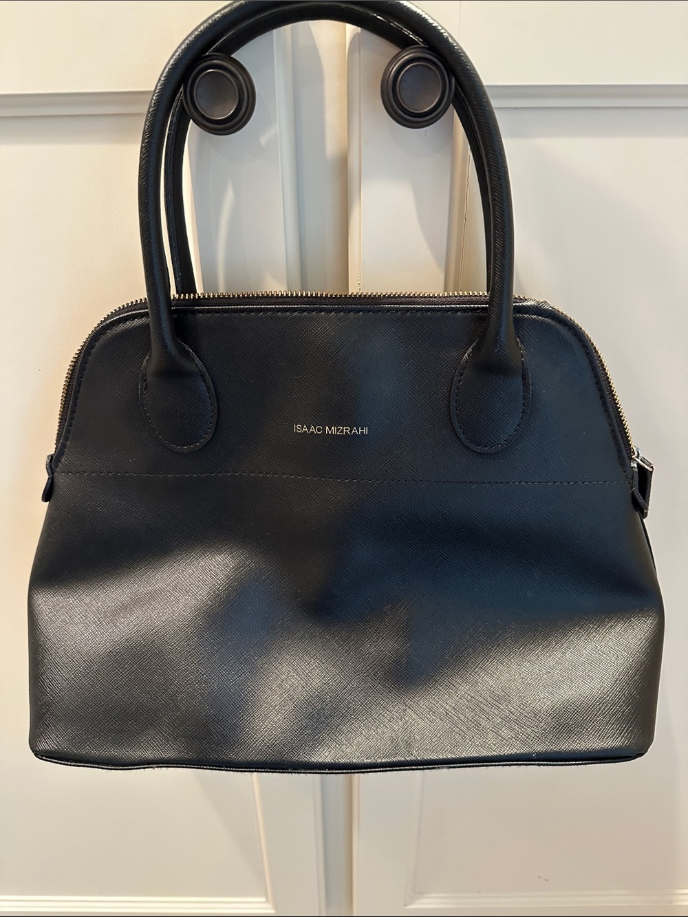 Isaac Mizrahi for Target Black Structured Dome Satchel